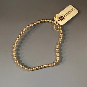 Extends Gold Beaded Bracelet